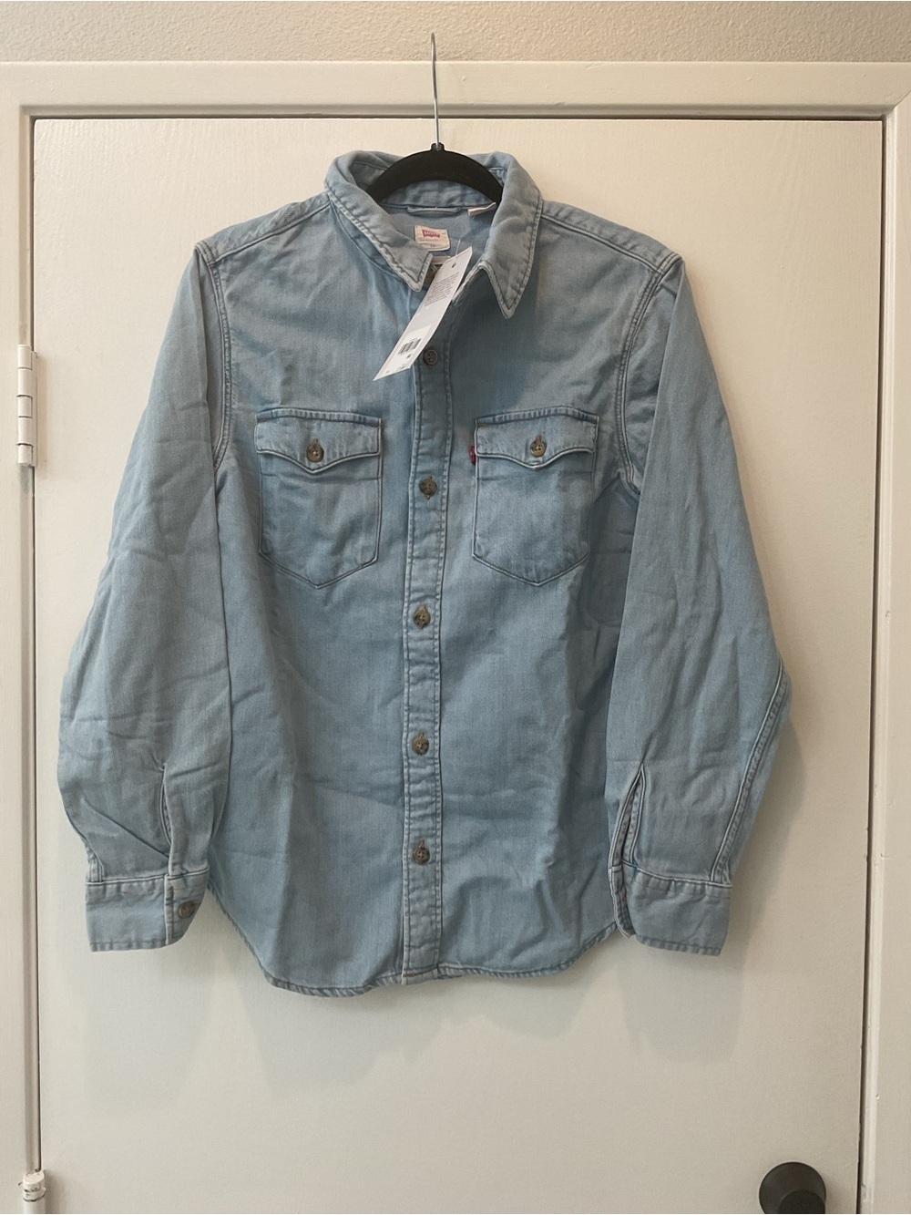 Levi's Light Blue Denim Button-Down Shirt